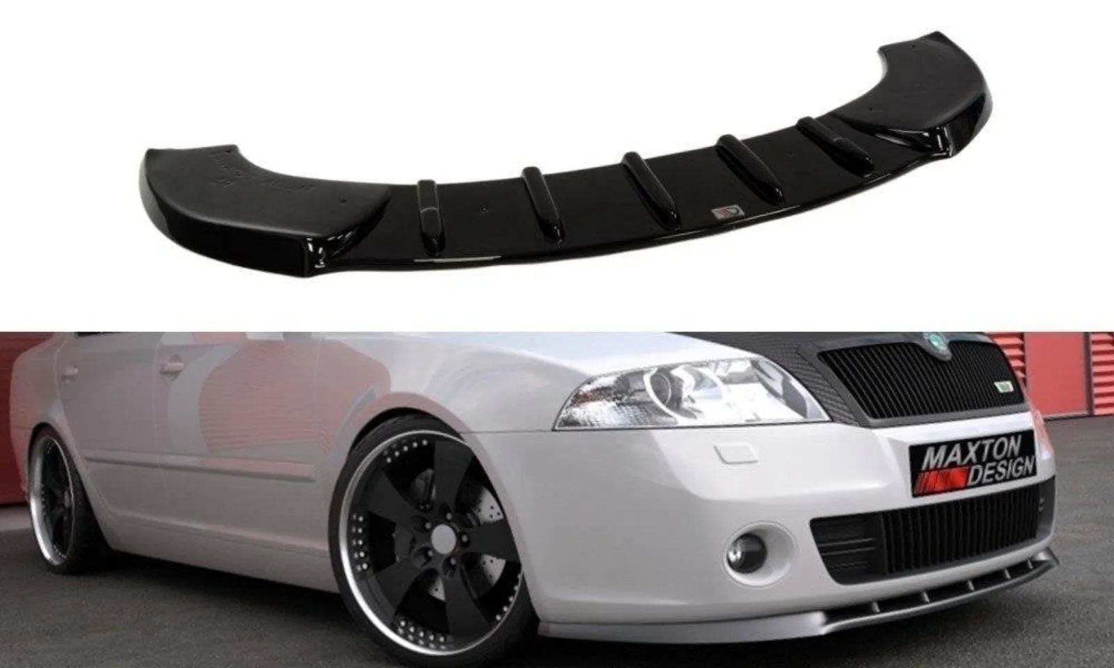 Front Splitter Octavia II, Fit Only For Octavia II RS Pre-Facelift