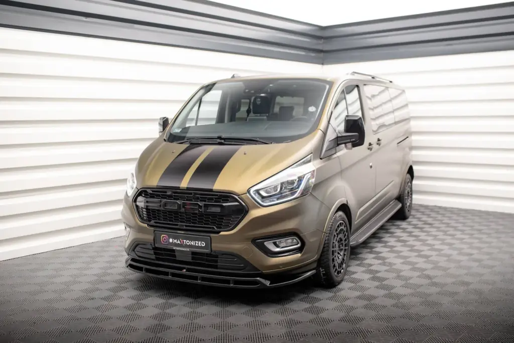 Front Splitter V.2 compatible with Ford Transit Custom Mk1 Facelift / Tourneo Custom Mk1 Facelift