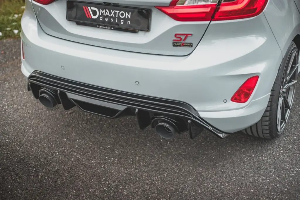 Rear Valance + exhaust Miltek Sport compatible with Ford Fiesta ST Mk8 + GPF System