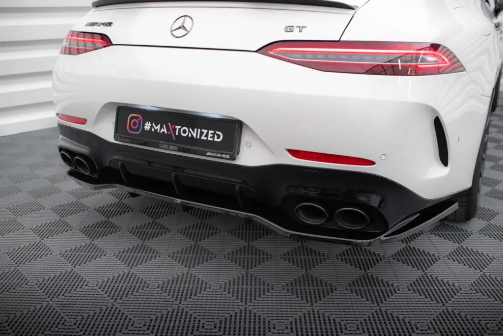 Rear Splitter (With Diffuser) compatible with Mercedes-AMG GT 43 4 Door Coupe V8 Styling Package X290