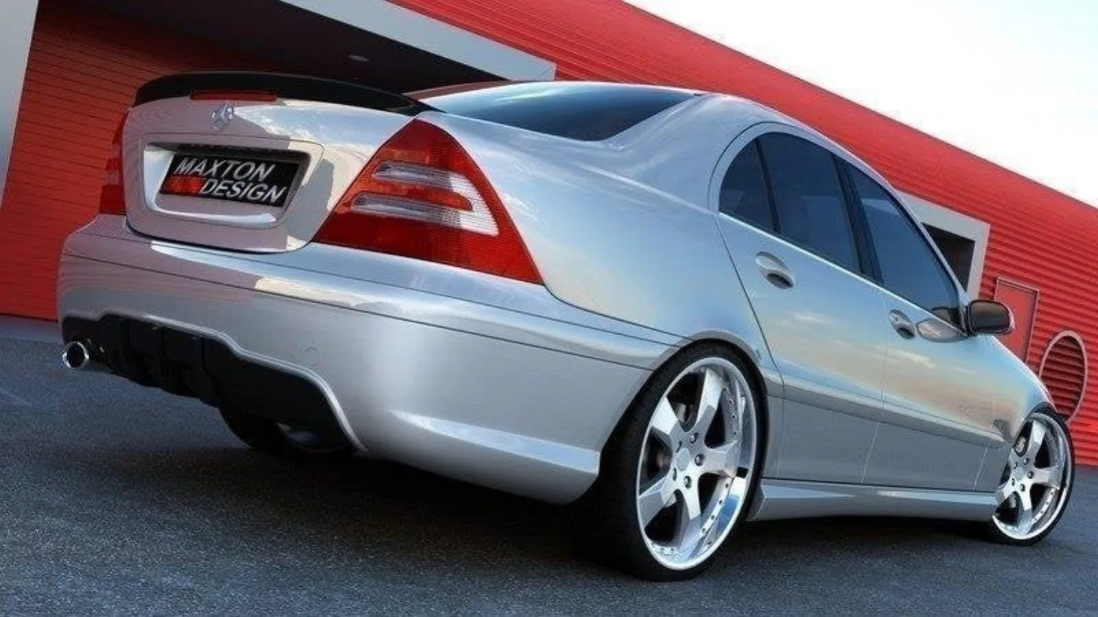 Rear Bumper compatible with Mercedes C-Class W203