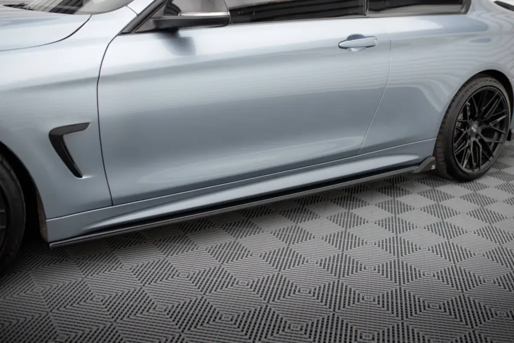 Side Skirts Diffusers V.2 compatible with BMW 4 Coupe / Gran Coupe / Cabrio M-Pack F32 / F36 / F33