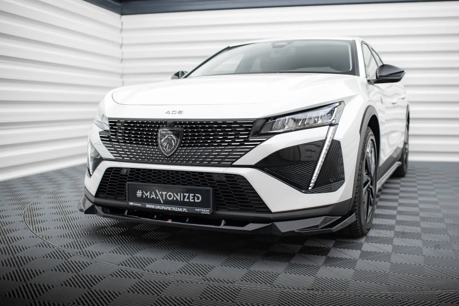 Front Splitter compatible with Peugeot 408 Mk1