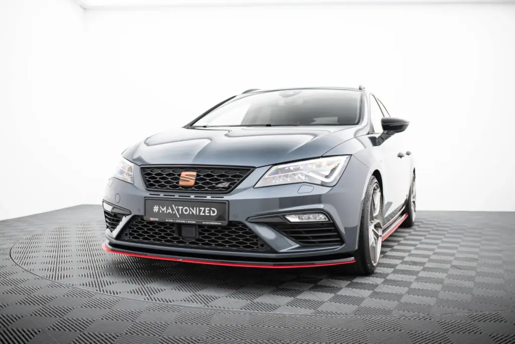 Front Splitter V.3 compatible with Seat Leon Cupra / FR Mk3 FL