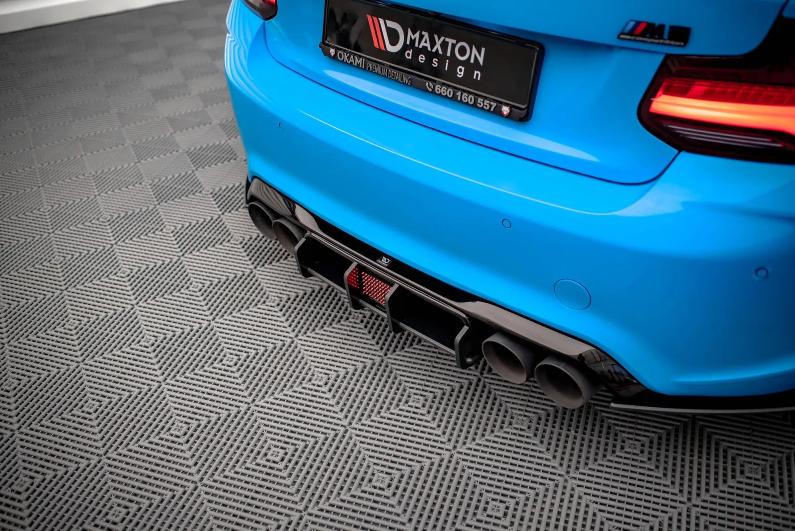 Rear Diffuser Street Pro compatible with BMW M2 F87
