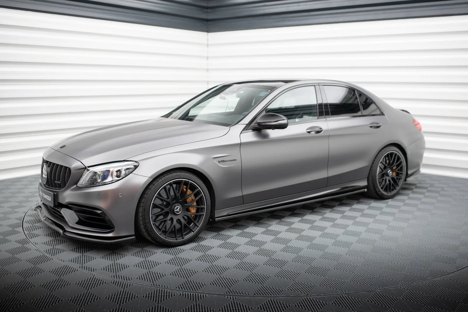 Set of Splitters compatible with Mercedes-AMG C63 Sedan / Estate W205 Facelift