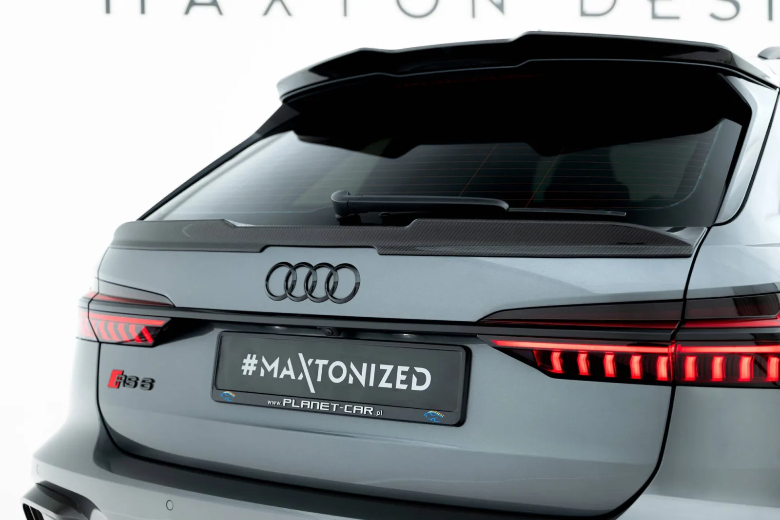 Carbon Spoiler Rear Boot Lid (Lower) Prepreg compatible with Audi RS6 C8 / C8 Facelift