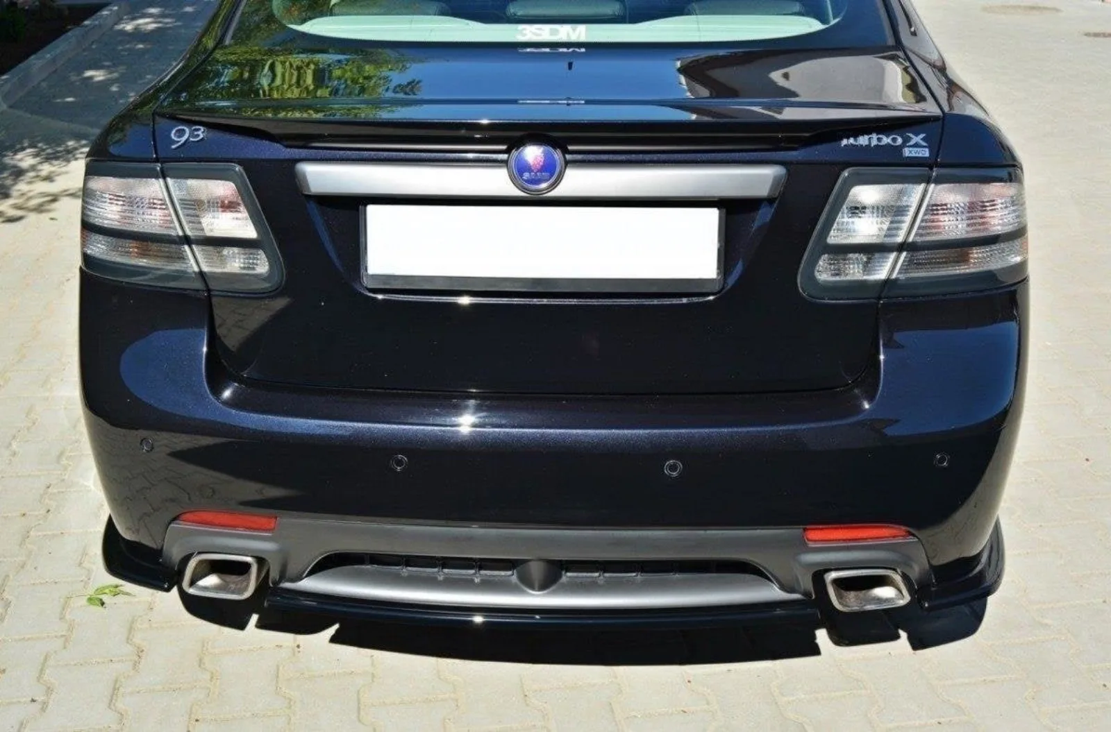 Rear Splitter compatible with Saab 9-3 Turbo X