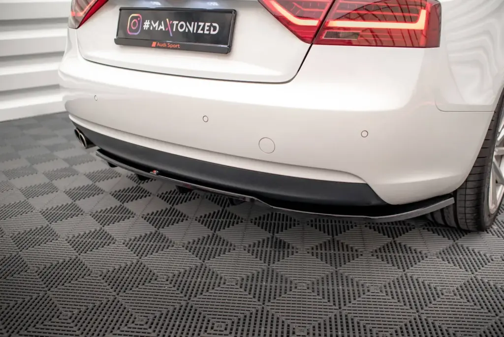 Rear Splitter (With Diffuser) compatible with Audi A5 Coupe 8T Facelift