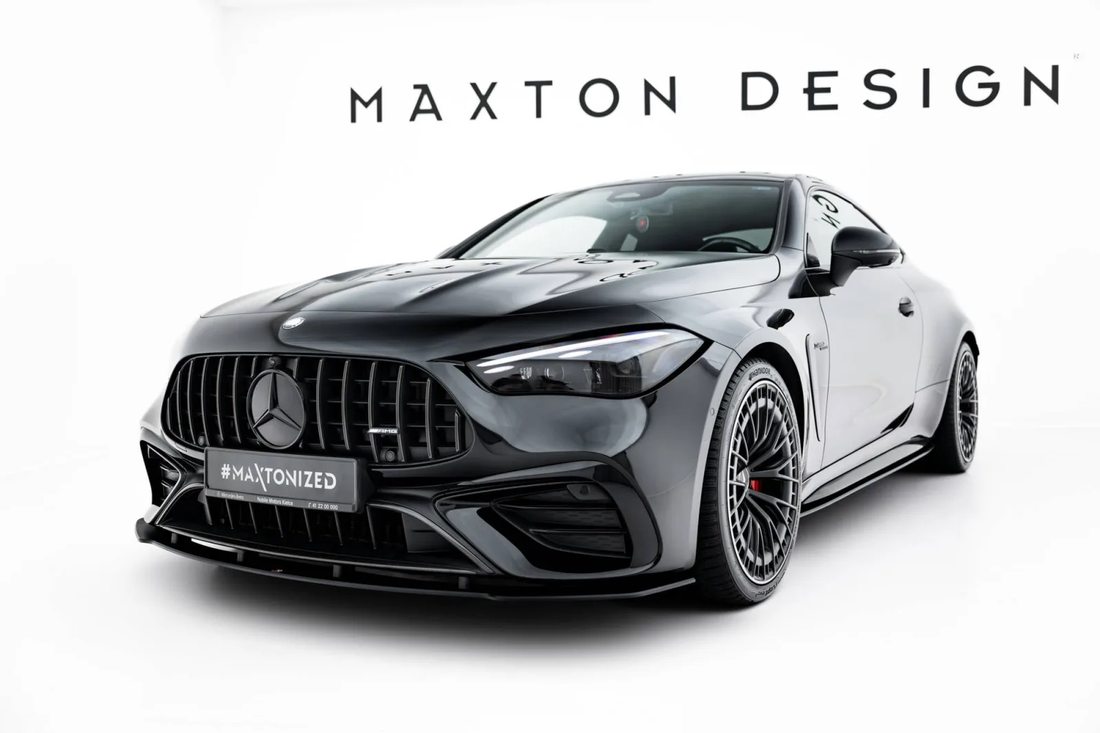 Front Splitter Street Pro compatible with Mercedes-AMG CLE 53 C236