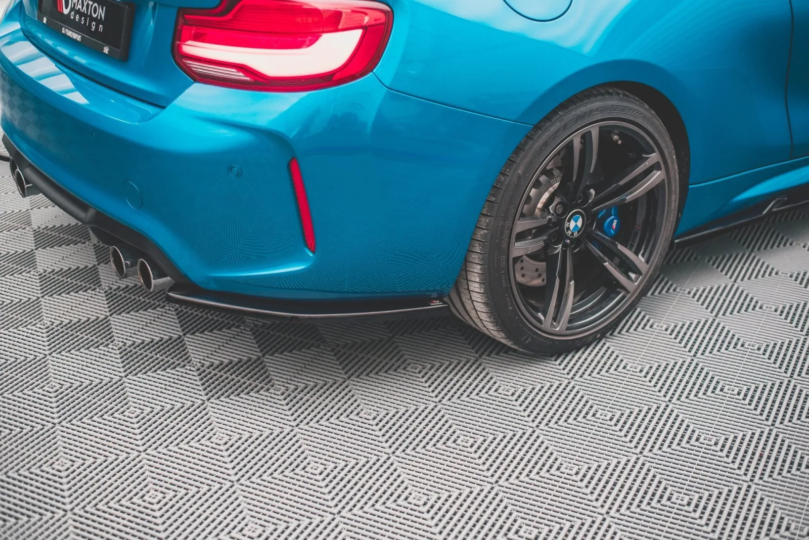 Rear Side Splitters V.2 compatible with BMW M2 F87