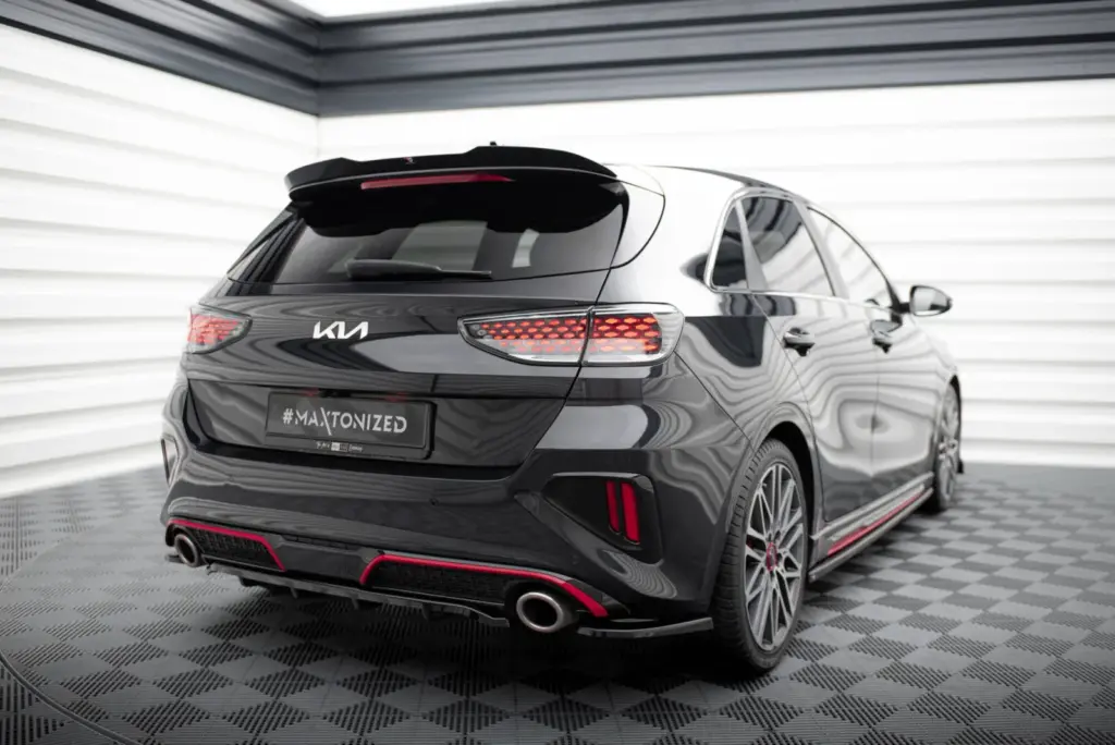 Rear Splitter (With Diffuser) compatible with Kia Ceed GT Mk3 Facelift
