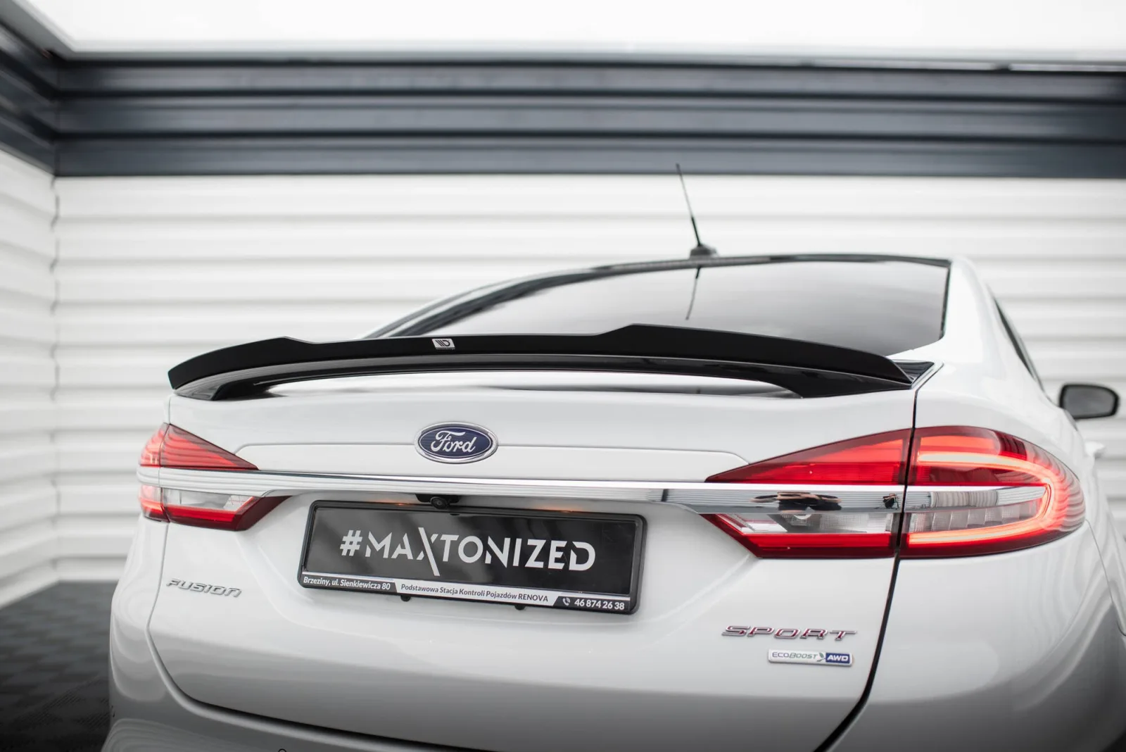Spoiler Cap compatible with Ford Mondeo Sport Mk5 Facelift / Fusion Sport Mk2 Facelift