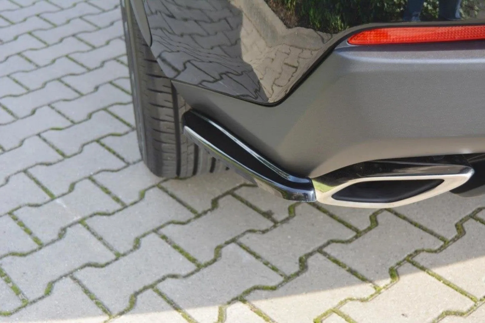 Rear Side Splitters compatible with Lexus NX Mk1 T