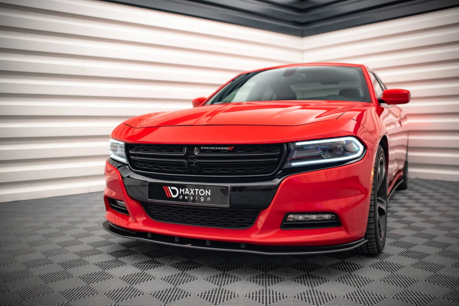 Front Splitter Street Pro compatible with Dodge Charger RT Mk7 Facelift