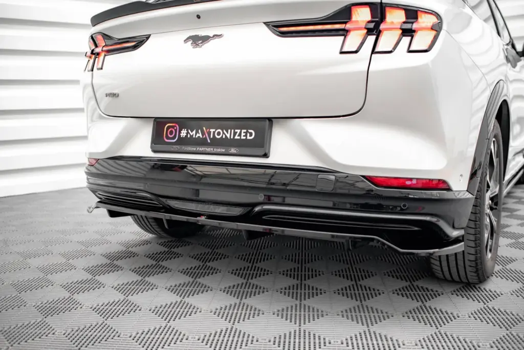 Rear Splitter (With Diffuser) compatible with Ford Mustang Mach-E Mk1
