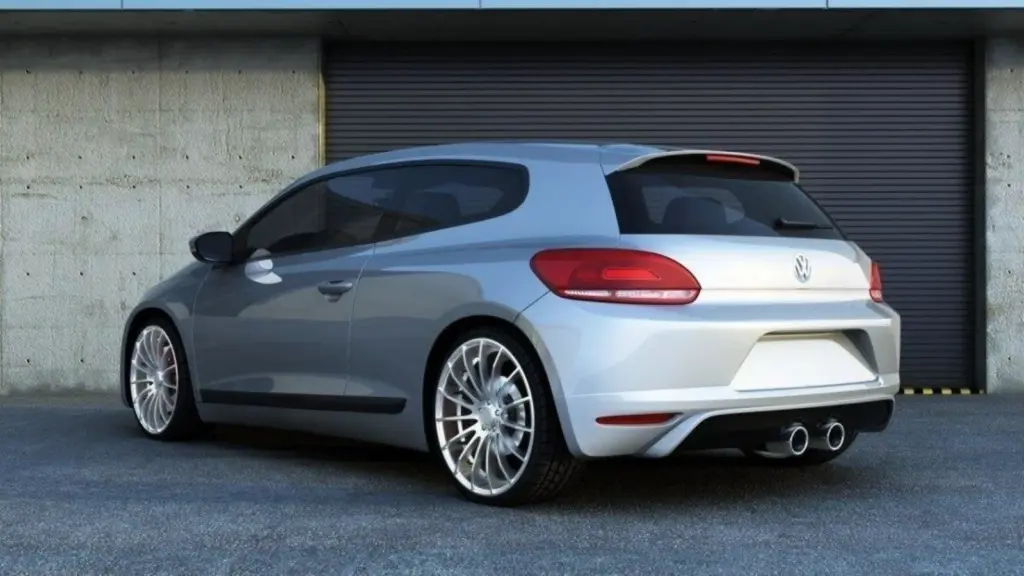 Rear Bumper Extension compatible with VW Scirocco 3 Standard (scirocco R Look)