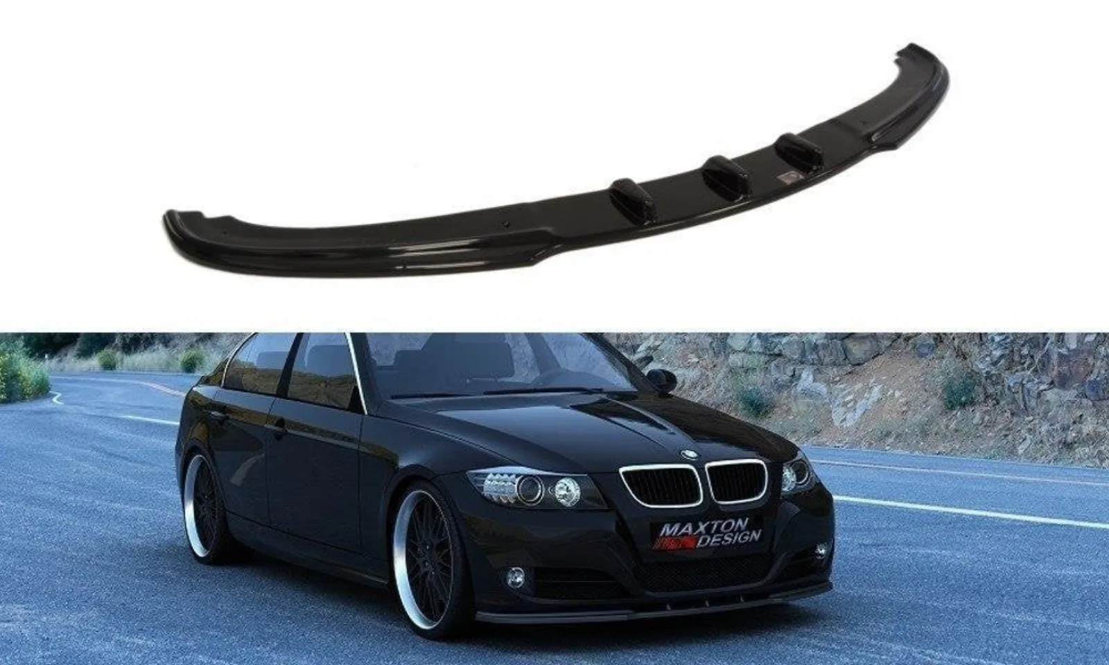 Front Splitter V.1 compatible with BMW 3 E90 / E91 (Facelift Model)
