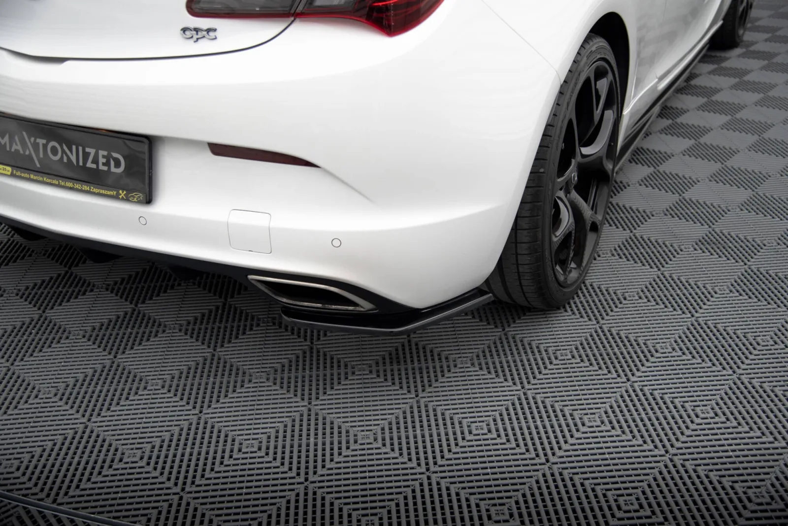 Rear Side Splitters compatible with Opel Astra J OPC/VXR