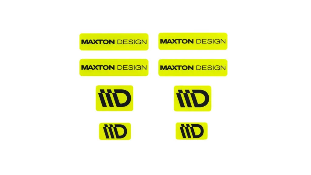 Maxton Design 3D Sticker Set - Svetlozeleno-crni
