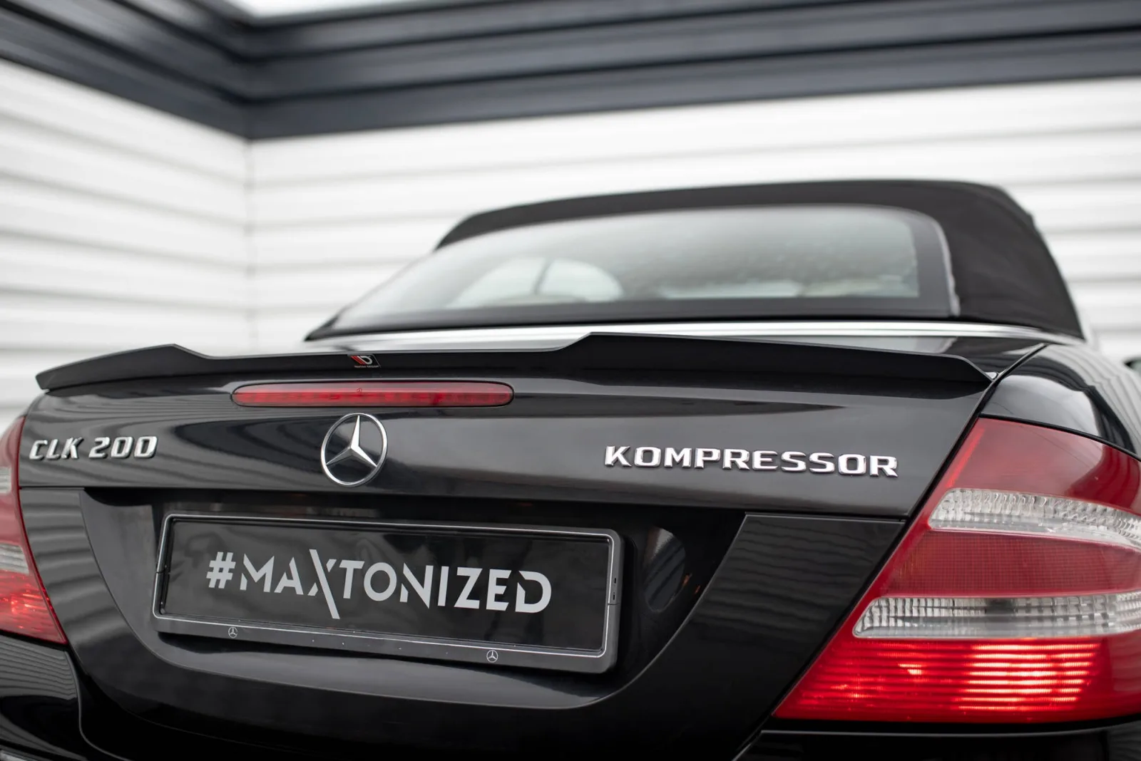 Spoiler Cap compatible with Mercedes-Benz CLK Cabriolet A209