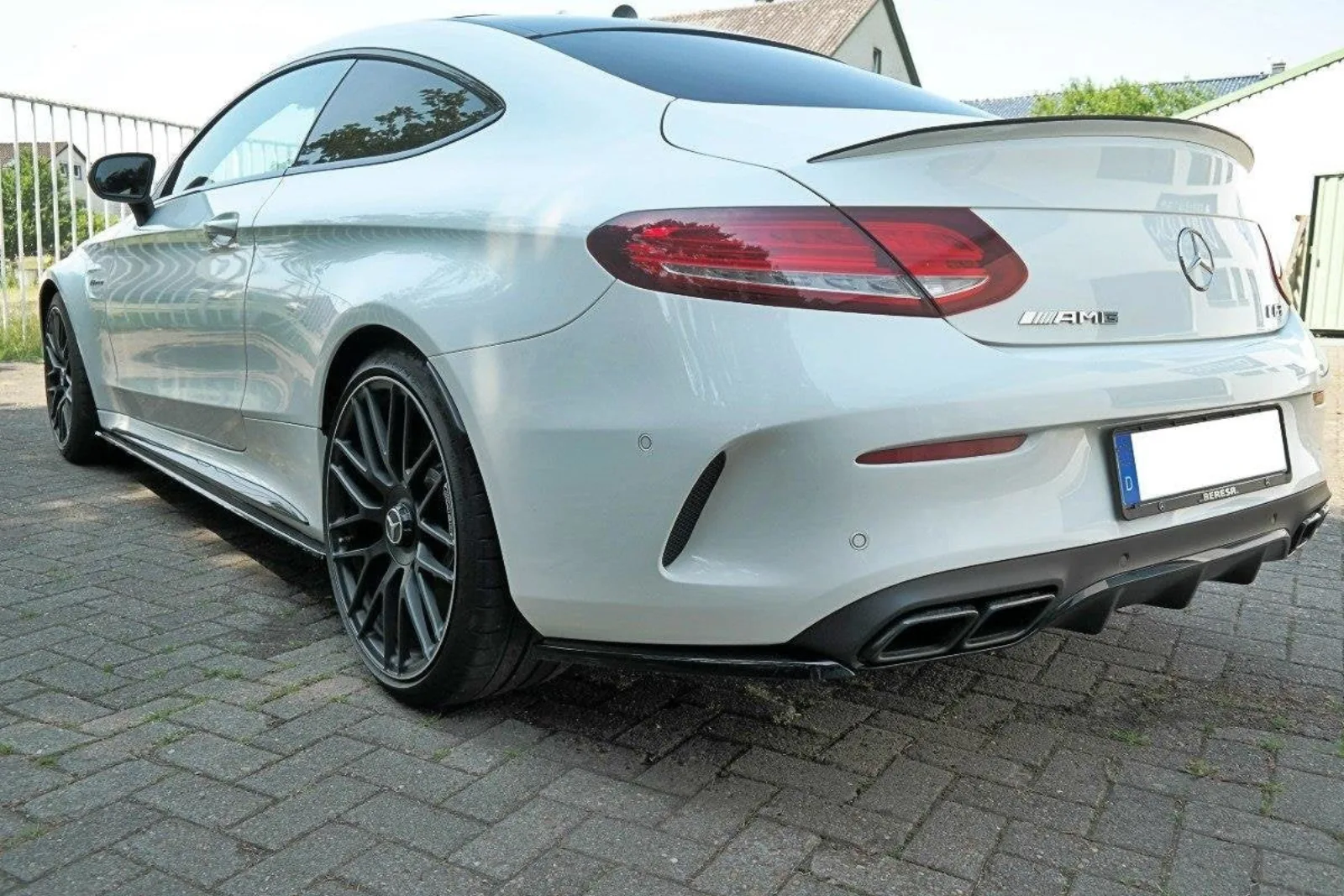 Rear Splitters compatible with Mercedes C-class C205 63AMG Coupe