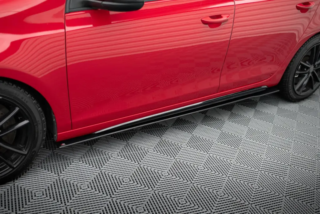 Side Skirts Diffusers Street Pro compatible with Volkswagen Golf GTI MK6