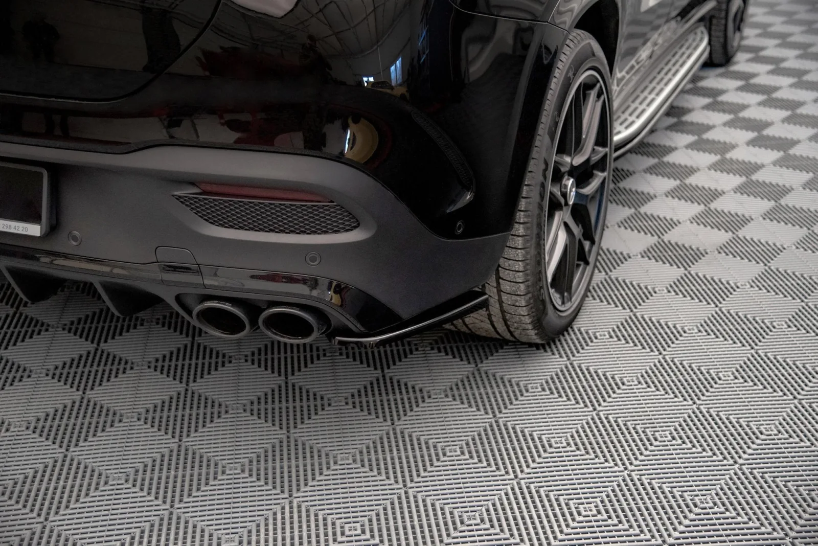 Rear Side Splitters compatible with Mercedes-AMG GLE 53 Coupe C167 / C167 Facelift