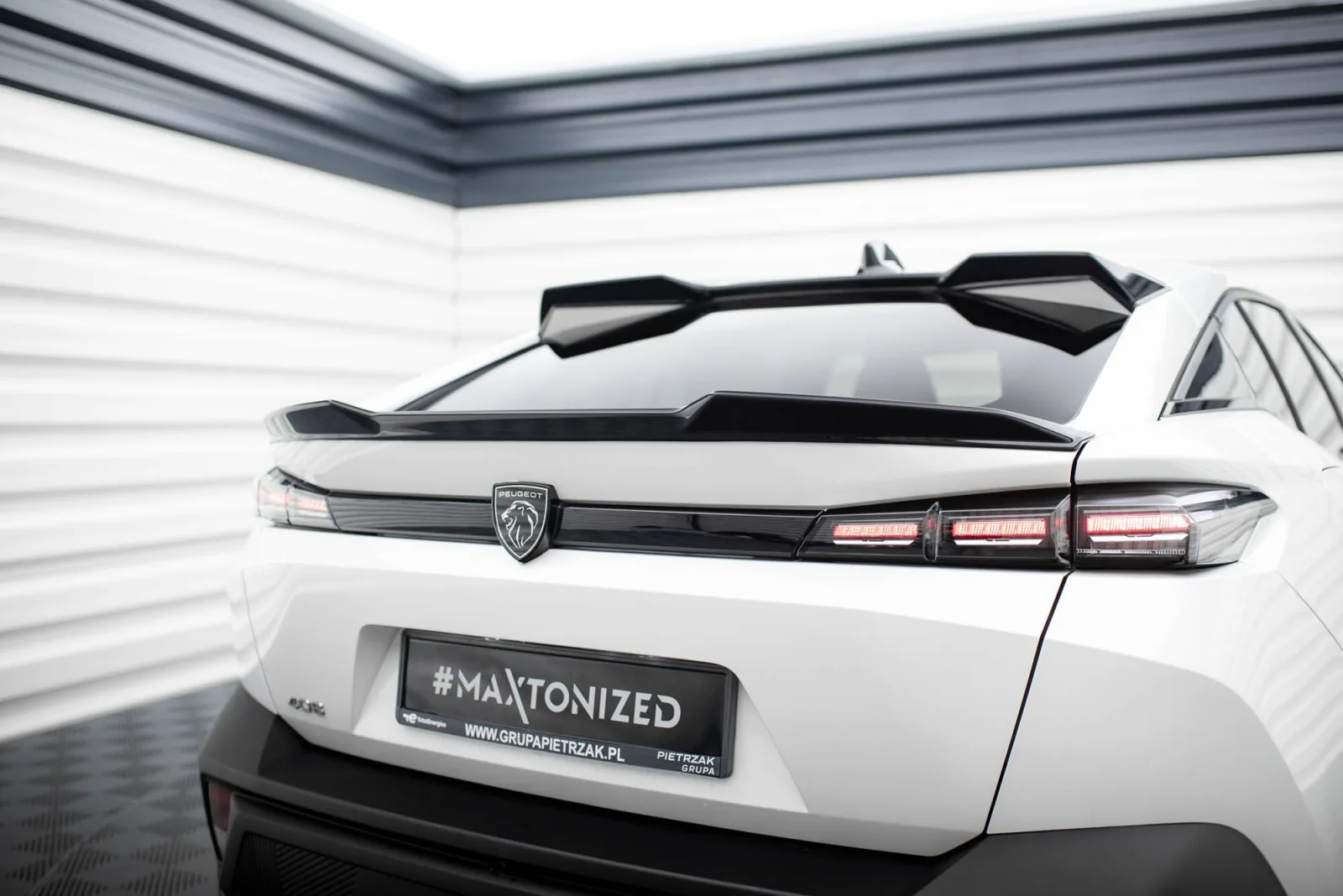 Lower Spoiler Extension 3D compatible with Peugeot 408 Mk1