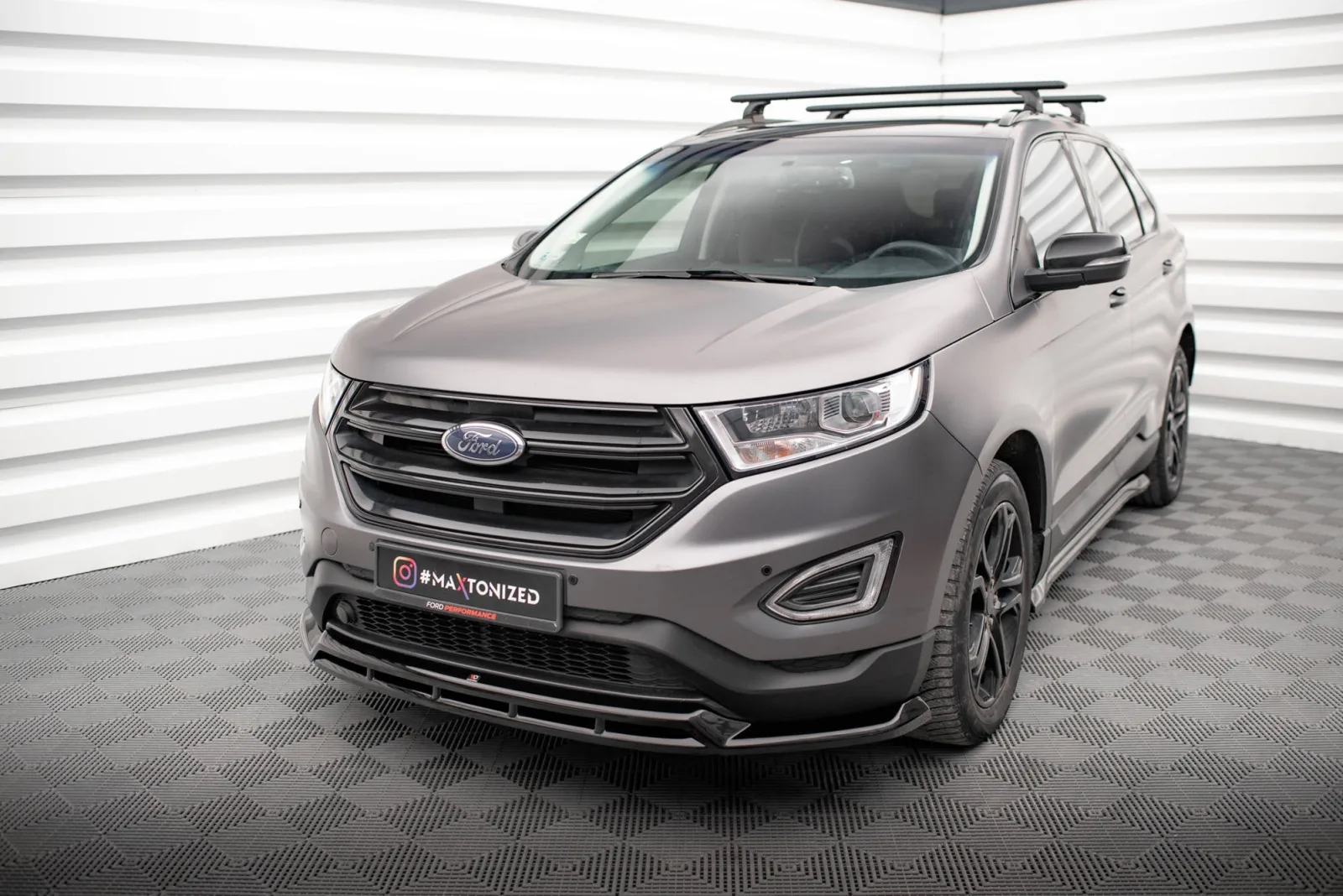 Front Splitter compatible with Ford Edge Mk2