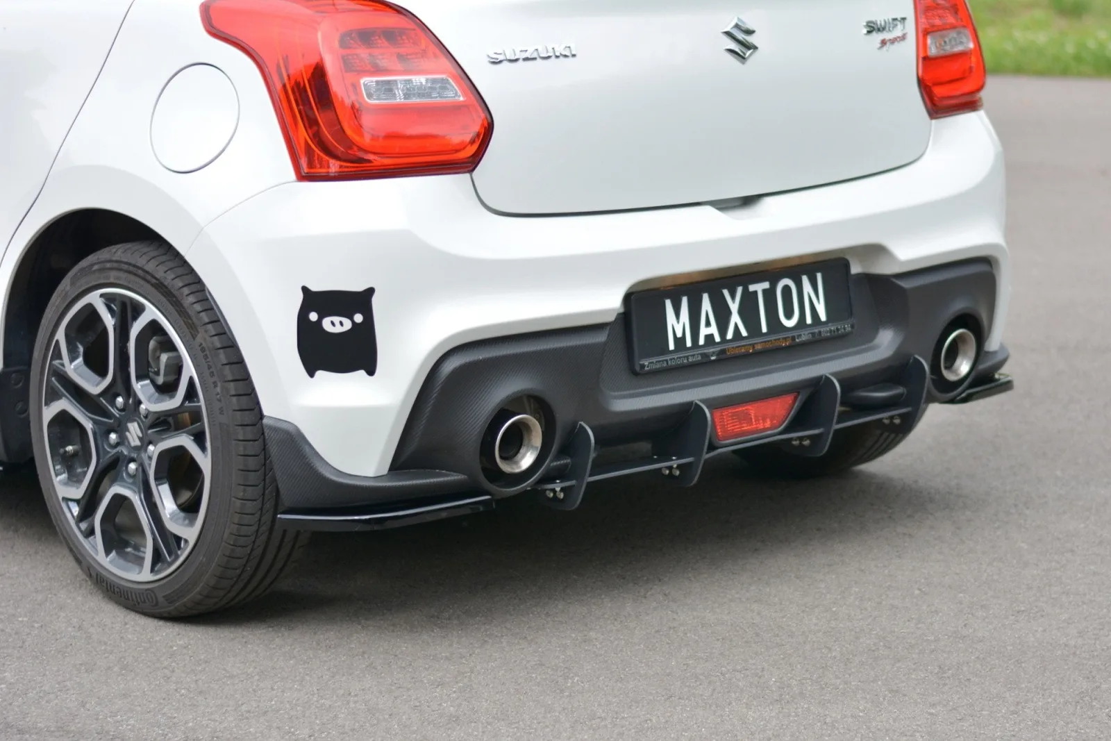 REAR DIFFUSER compatible with SUZUKI SWIFT 6 SPORT