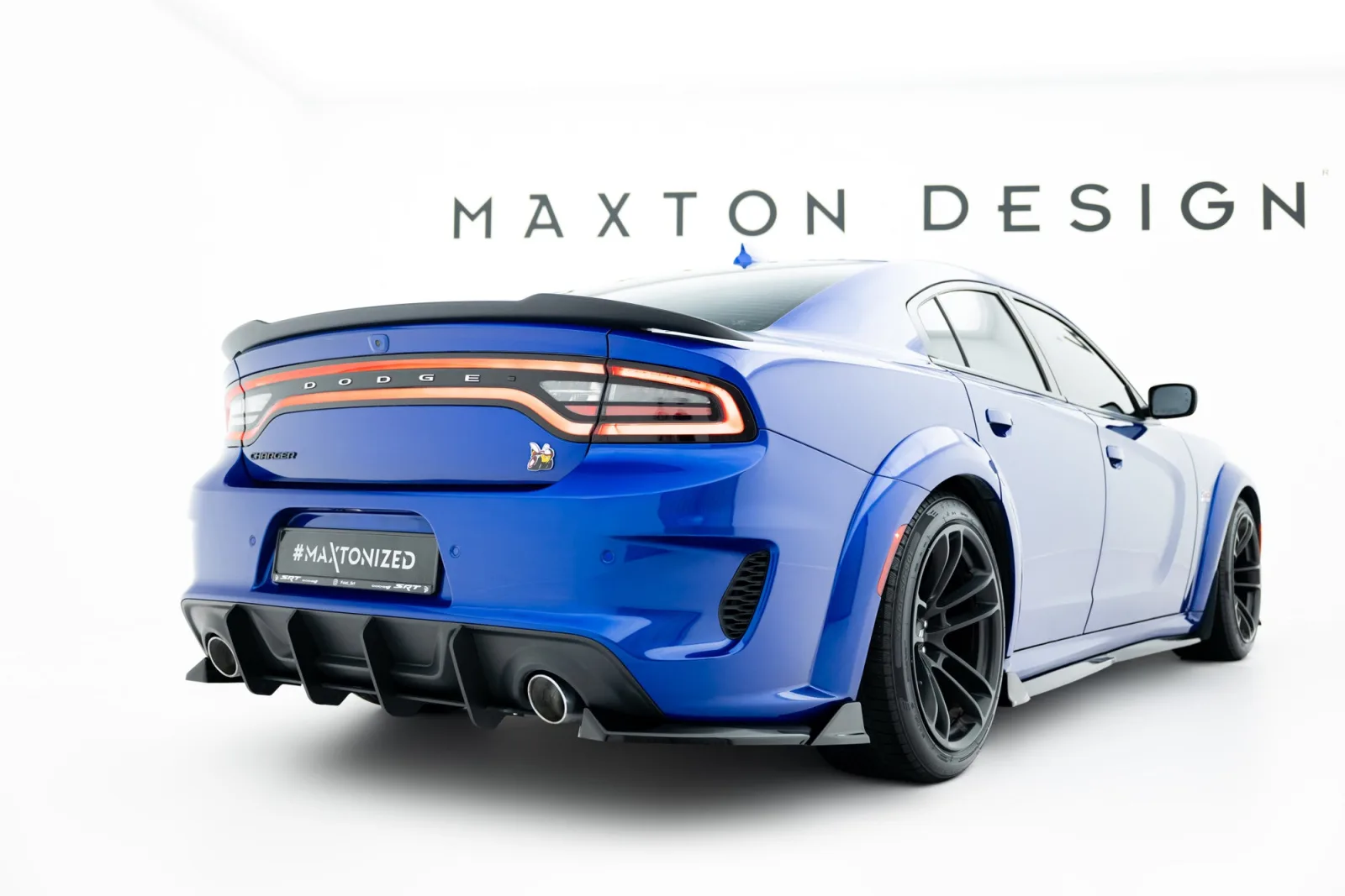 Rear Diffuser Street Pro compatible with Dodge Charger RT Scat Pack Widebody Mk3 Facelift