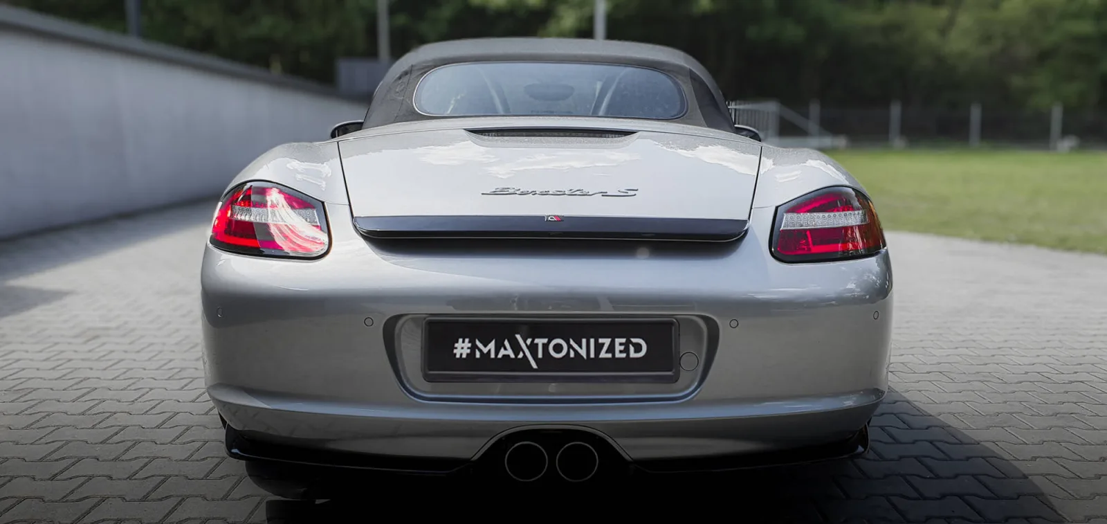 Spoiler Cap compatible with Porsche Boxster 987
