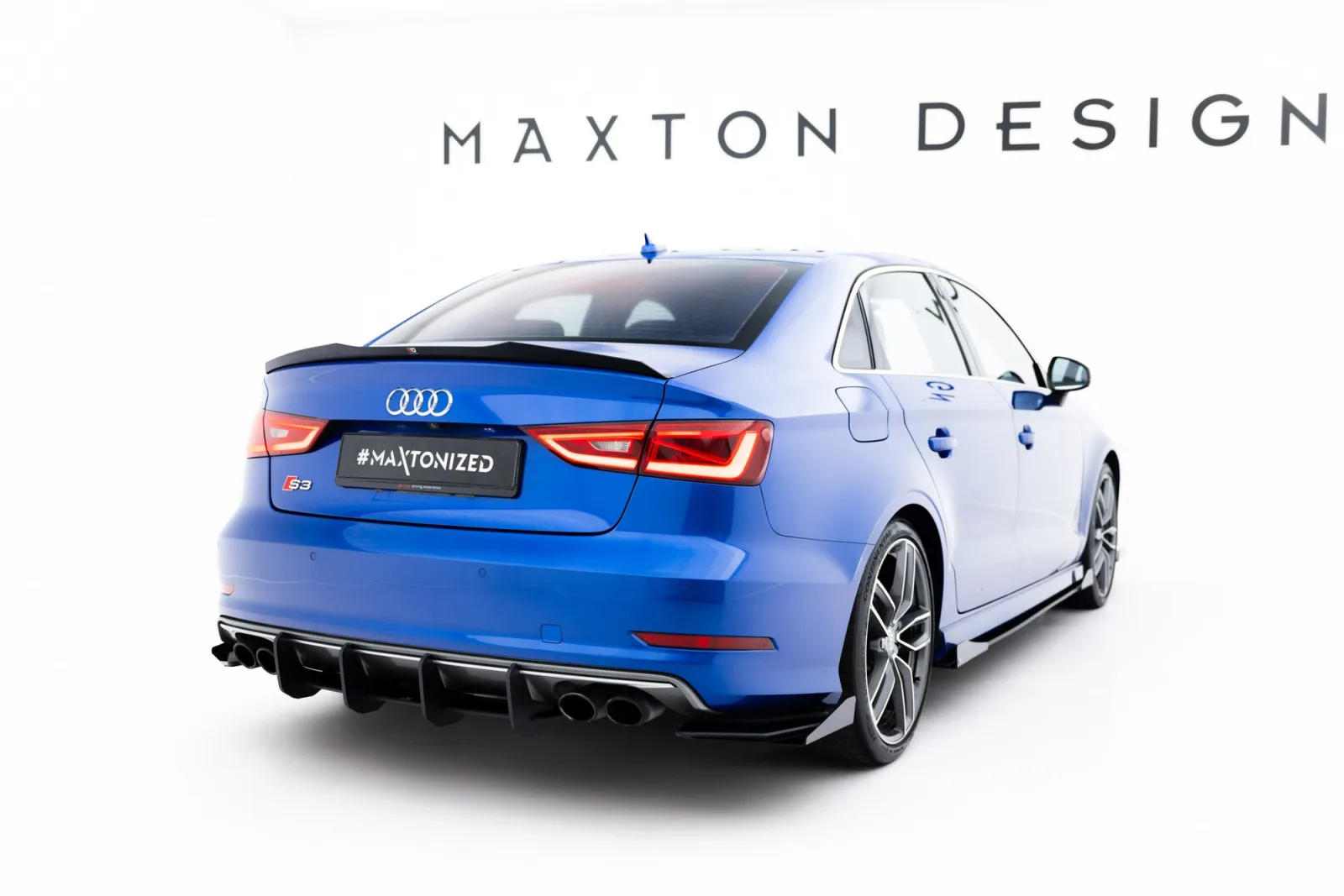 Rear Diffuser Street Pro compatible with Audi S3 Sedan 8V
