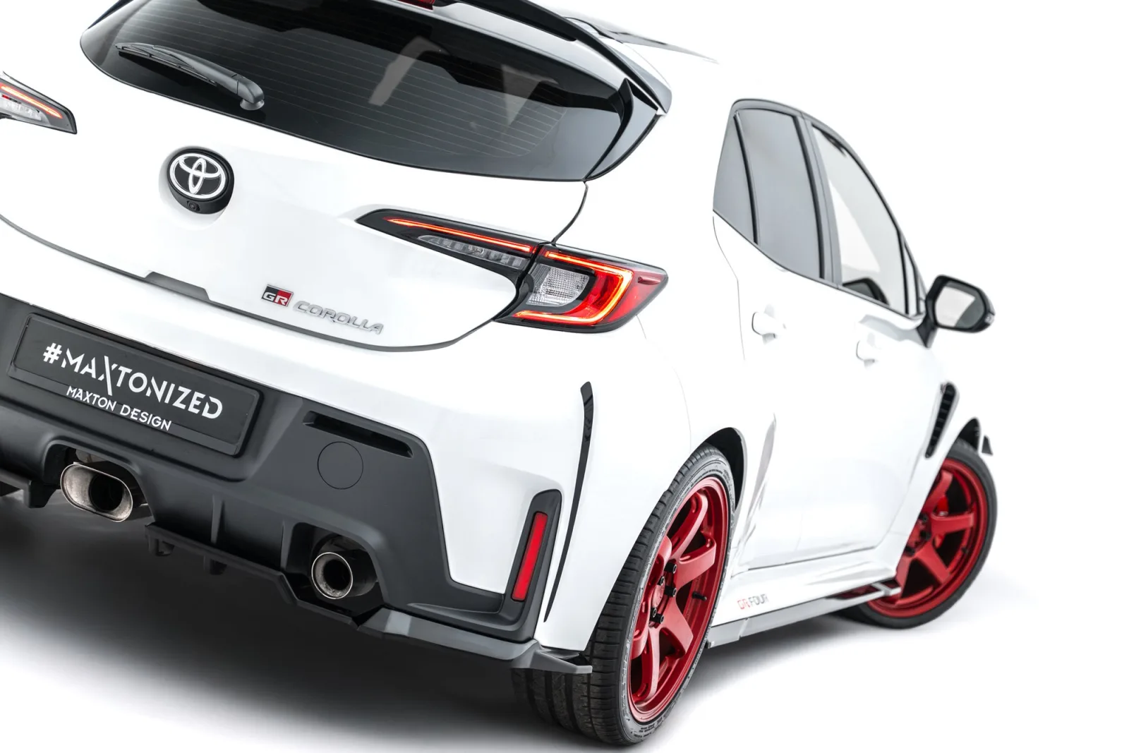 Rear Side Splitters V.1 compatible with Toyota GR Corolla Mk12