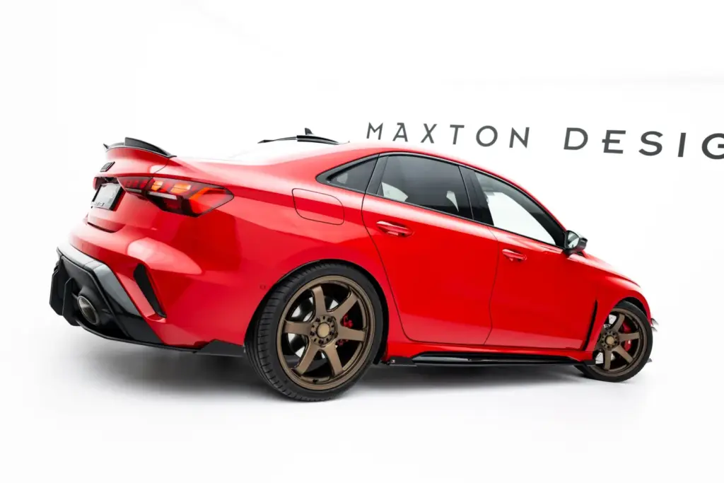 Side Skirts Diffusers Street Pro + Flaps compatible with Audi RS3 Sedan 8Y Facelift