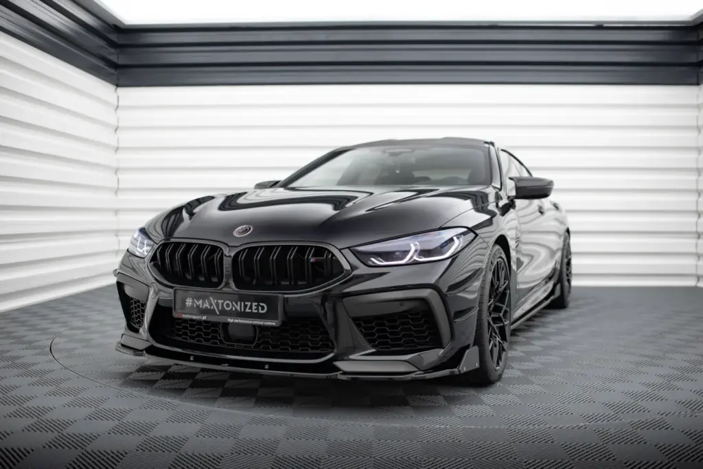 Front Splitter V.1 + Flaps compatible with BMW M8 Gran Coupe F93 / Coupe F92