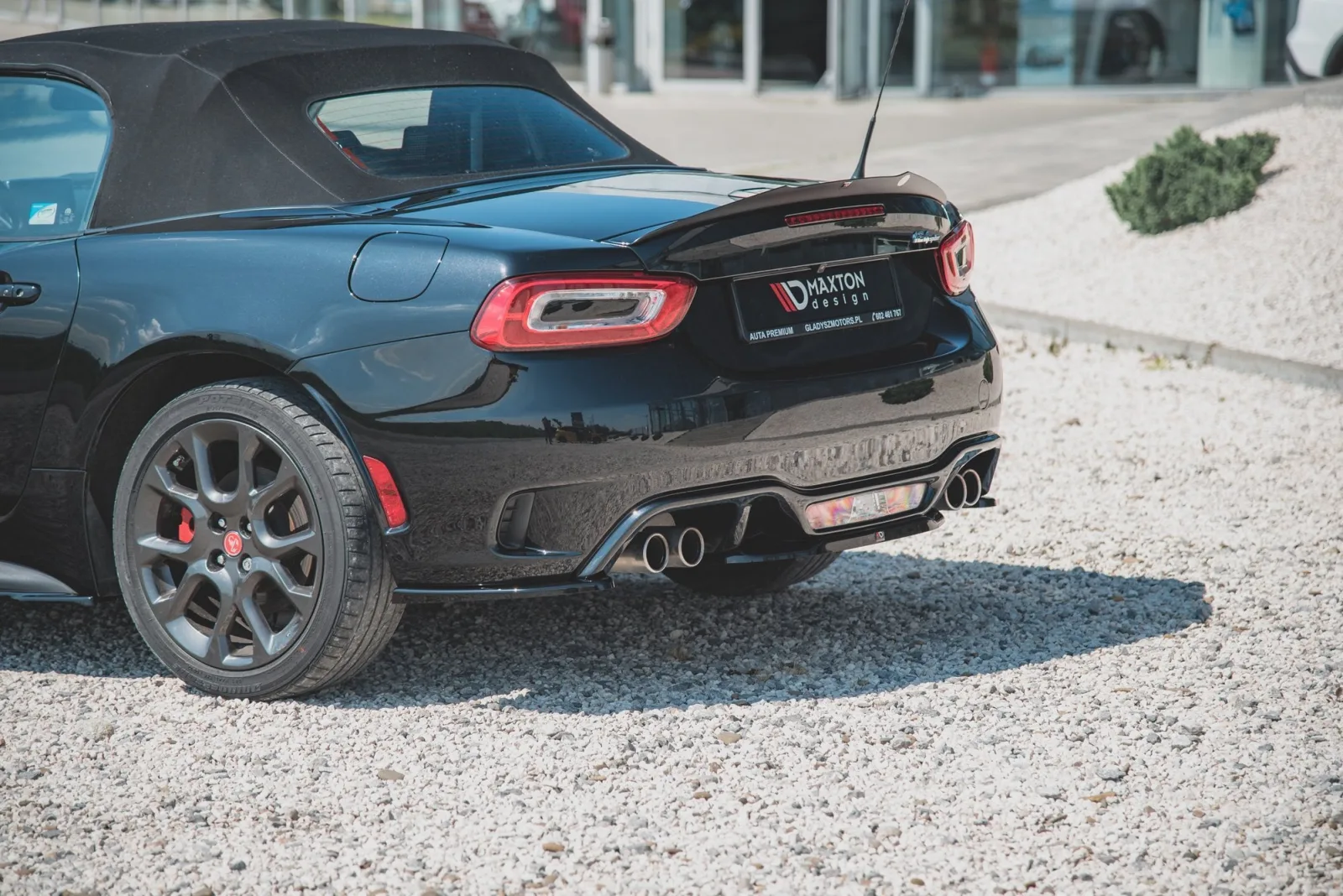 Rear Side Splitters compatible with Abarth 124 Spider