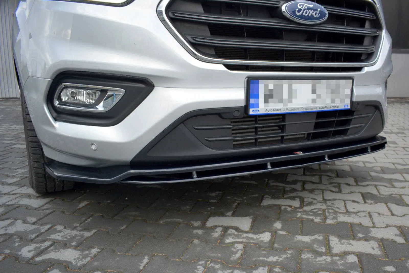 Front Splitter V.1 compatible with Ford Transit Custom Mk1 Facelift / Tourneo Custom Mk1 Facelift