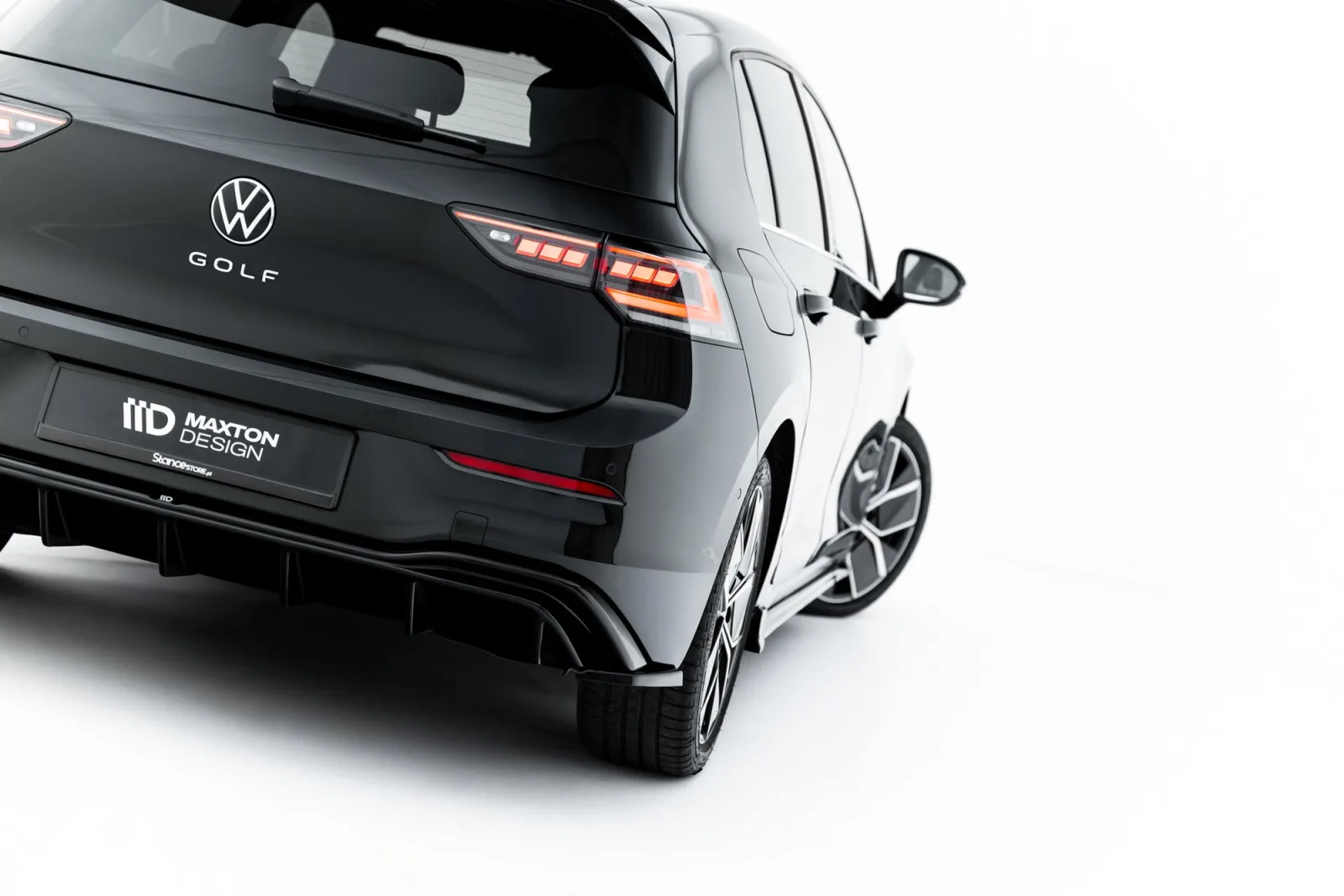Rear Side Splitters compatible with Volkswagen Golf Mk8 Facelift