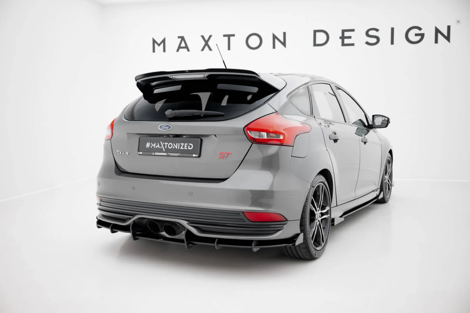 Rear Diffuser Street Pro + Flaps compatible with Ford Focus ST Mk3 Facelift