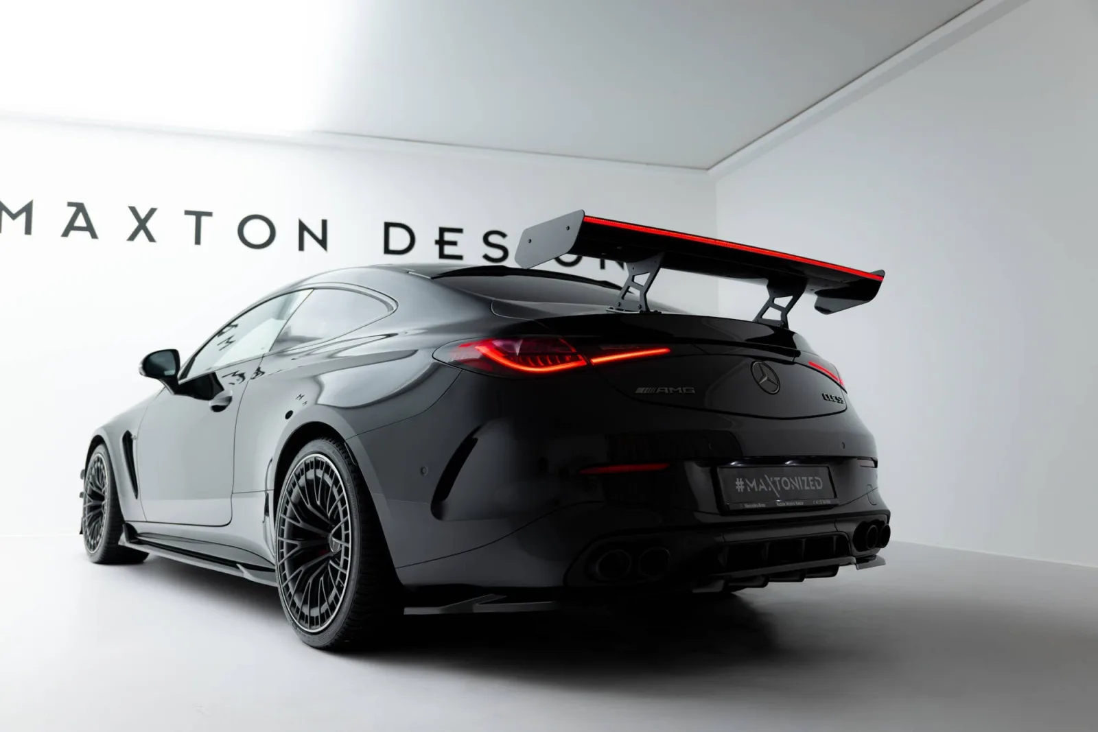 Carbon Spoiler V.2 + LED compatible with Mercedes-AMG CLE 53 C236