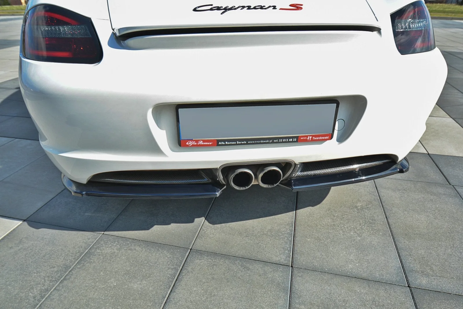 Rear Side Splitters compatible with PORSCHE CAYMAN S 987C