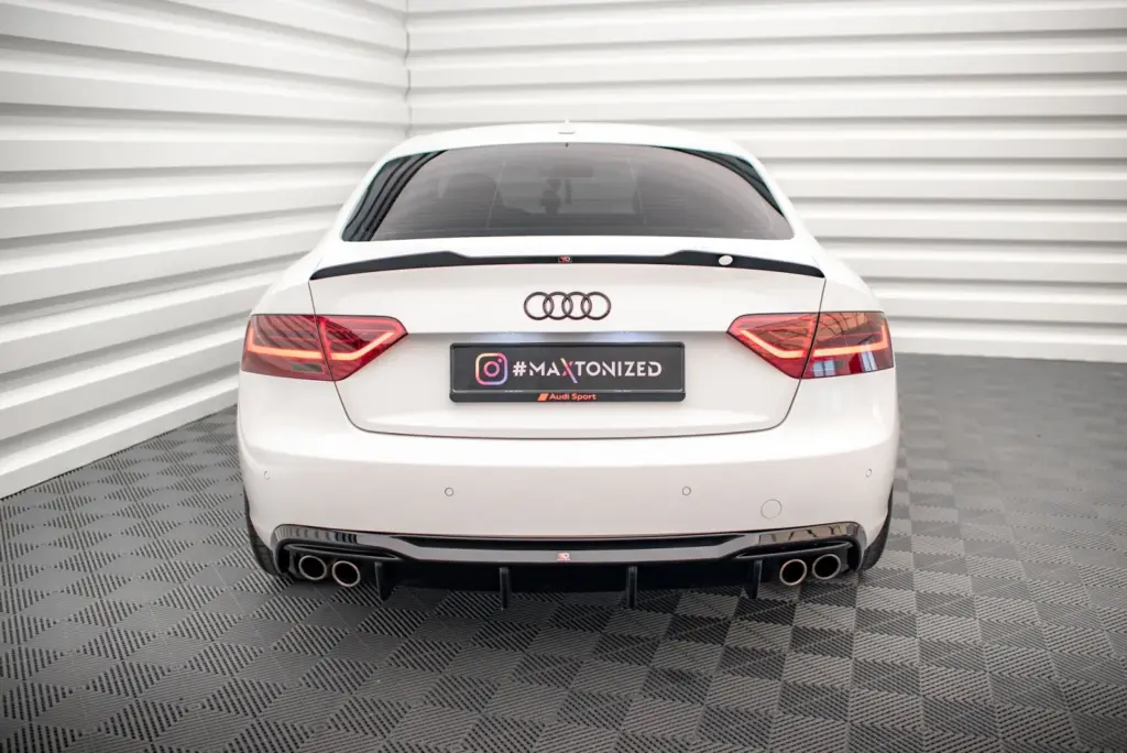 Rear Valance compatible with Audi A5 Sportback 8T Facelift (Version with double exhausts on both sides)