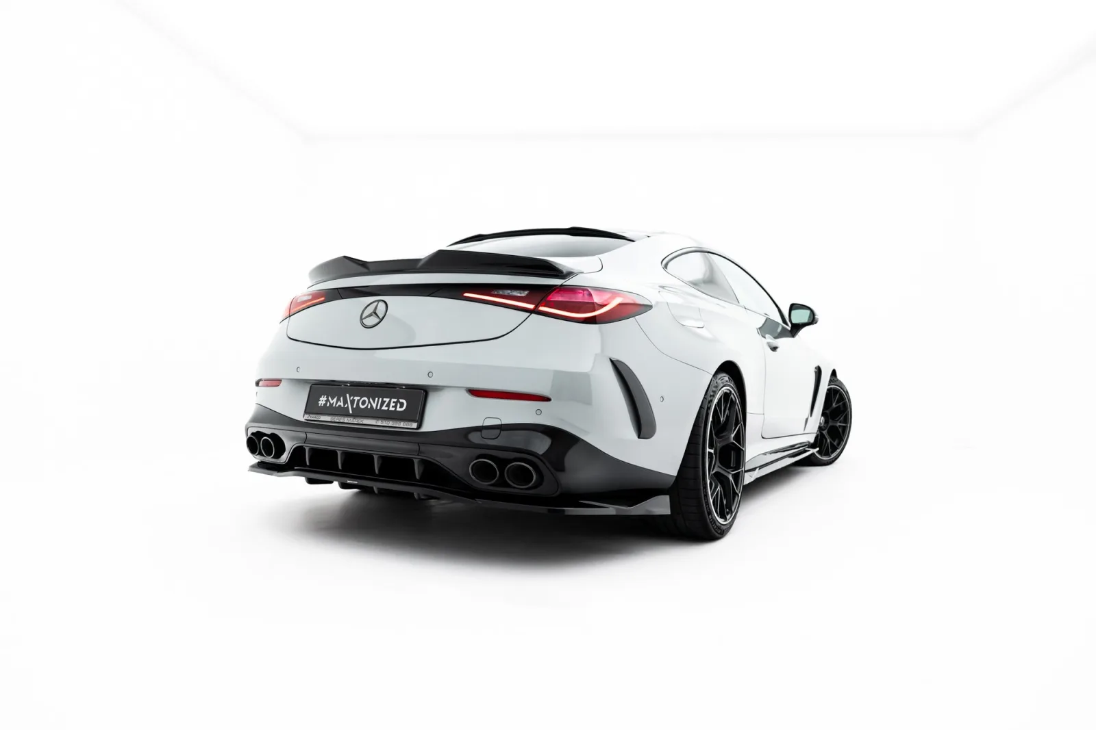 Rear Splitter (With Diffuser) compatible with Mercedes-AMG CLE 53 Aero C236