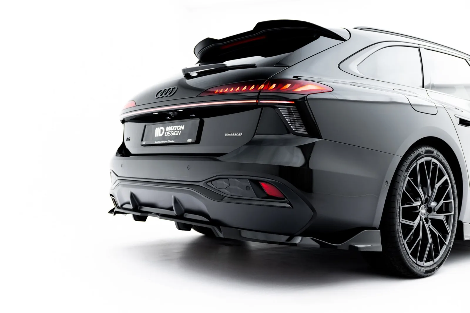 Rear Splitter (With Diffuser) V.2 compatible with Audi A6 S-Line C9