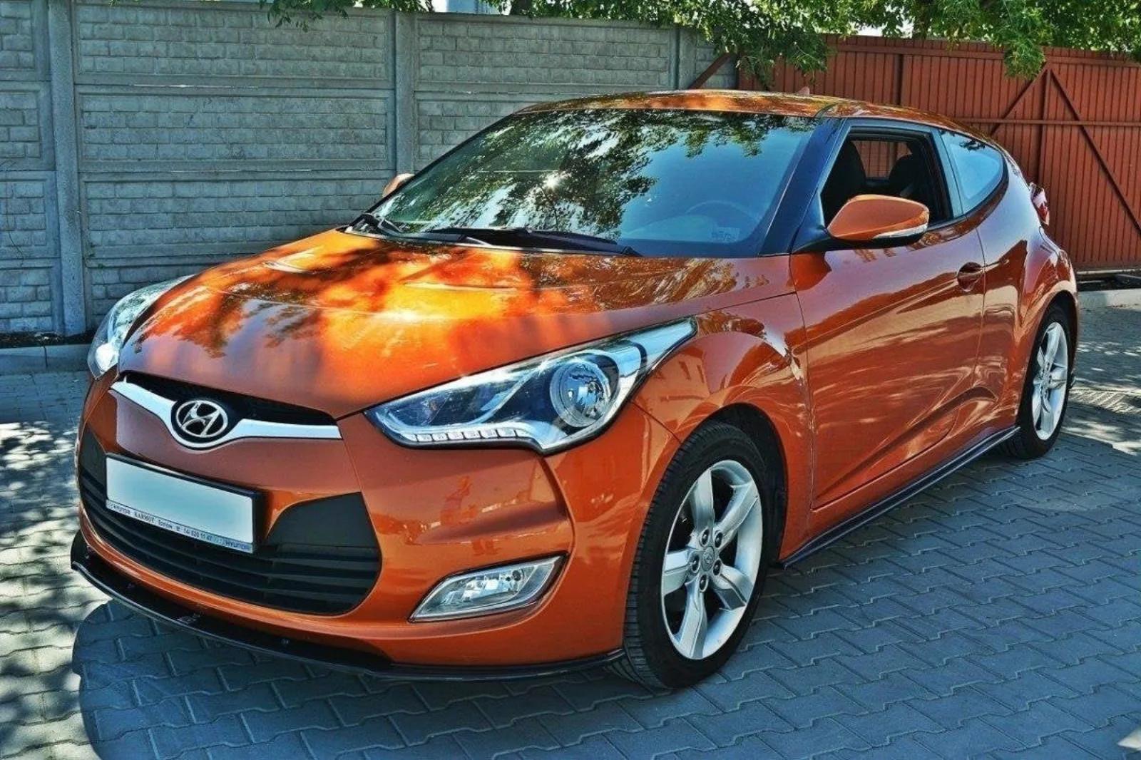 Front Splitter compatible with Hyundai Veloster