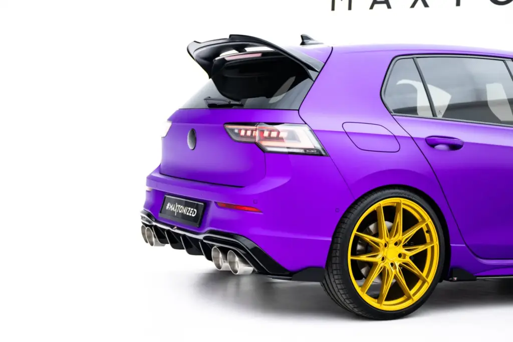 Rear Side Flaps V.2 compatible with Volkswagen Golf R Hatchback Mk8 / Mk8 Facelift