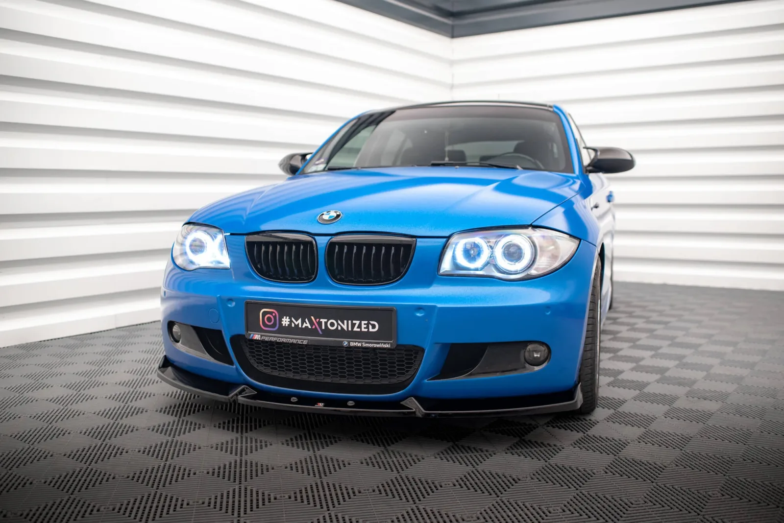 Front Splitter V.2 compatible with BMW 1 M-Pack E87 / E81 Facelift