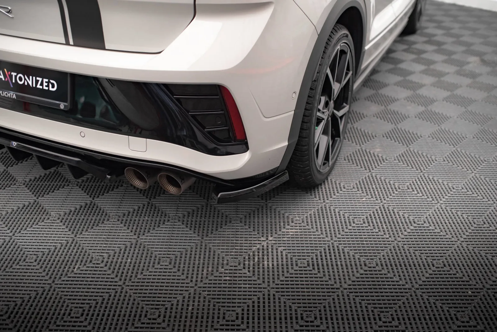 Rear Side Splitters compatible with Volkswagen T-Roc R / R-Line Mk1 Facelift